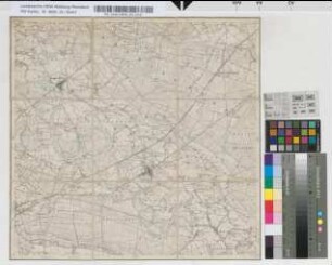 [Topographische Karte 1 : 25.000 (Meßtischblätter): Nördliche Rheinprovinz und angrenzende Gebiete]. 2499, [4404] Issum 51°30' - 24°0' F. Hauptvertrieb d. Karten de. Kgl. Landesaufnahme. R. Eisenschmidt, Verlagsbuchhandlung. Berlin NW., Dorotheenstr. 70a. Im deutschen Offiziersverein