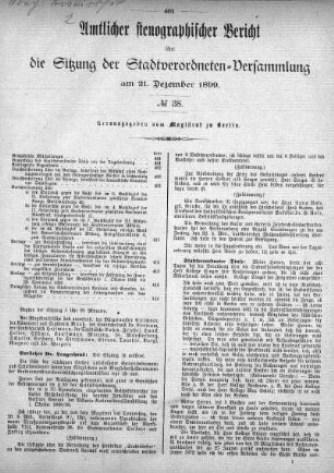 No. 38, 21. Dezember 1899