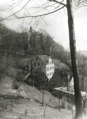 Lichtenstein, Rödlitzbachhang : Lichtenstein. Blick über den rechten Rödlitzbachhang von Westen