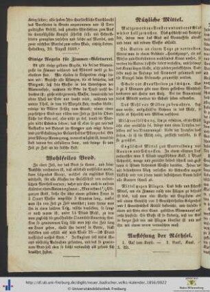 Auflösung der Räthsel.