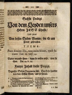 323-326, Kurtzer Inhalt