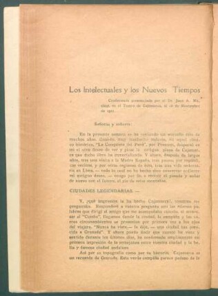 Los intelectuales y los nuevos tiempos
