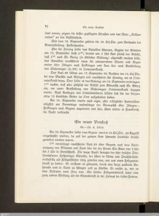 Ein neuer Vorstoß