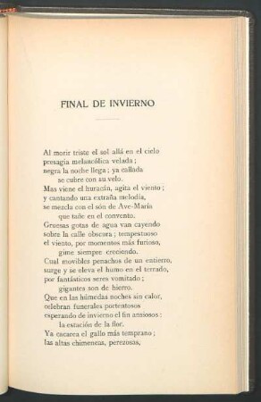 Final de invierno