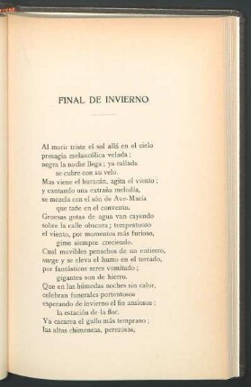 Final de invierno