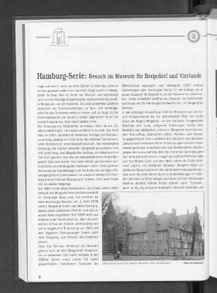 Hamburg-Serie: Besuch im Museum für Bergedorf und Vierlande
