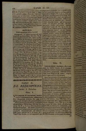 Caput IV. De Redemptione.