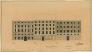 Wiedemann, Josef; München, Ludwigstr. 25, 26, 27; Ludwigstr. 25, 26, 27 - Fassaden (Ansicht)