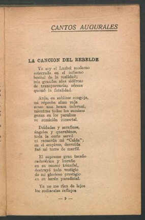 La canción del rebelde