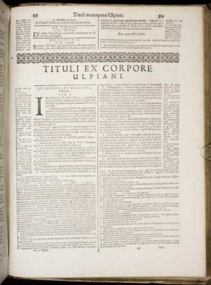 Tituli Ex Corpore Ulpiani.