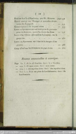 Fautes essentielles à corriger