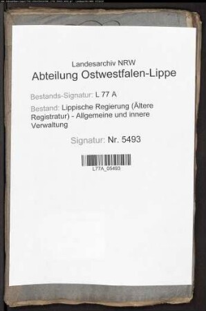 Armenwesen im Kirchspiel Lage