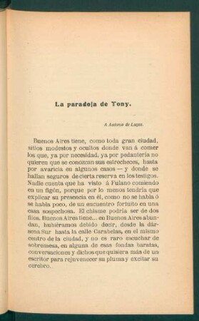 La paradoja de Tony.