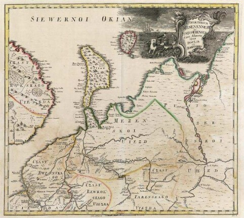No. 6. Territorum Mesenense et Pustoserense cum Adiacentibus Insulis et Territoriis