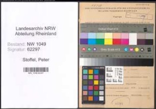 Entnazifizierung Peter Stoffel , geb. 30.07.1889 (Buechsenmacher)