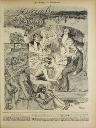 Les mois, par Heidbrinck. Décembre