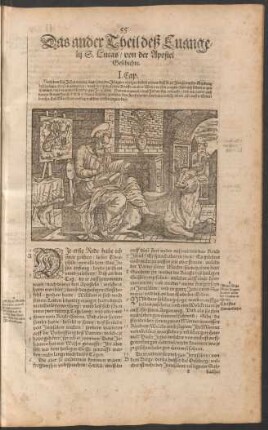 Das ander Theil deß Evangelii S. Lucas/ von der Apostel Geschichte.