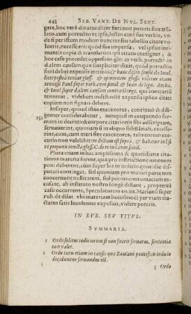 [ XIII. De nullitate ex defectu processus ...]