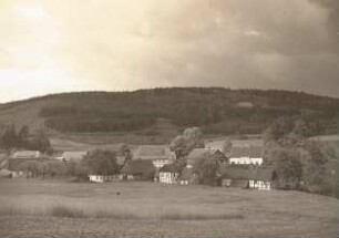 Oberlausitz. Schöneberg-Cunewalde. Gasthaus und Umgegend von SW