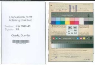 Entnazifizierung Guenter Oberle , geb. 13.08.1913 (Assessor)