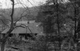 Wilsdruff-Grund. Niedermühle, Räucherkerzenfabrik im Nebengebäude