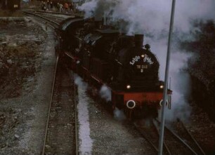 Tübingen Bw Bekohlungsanlage Lok Lok 078 246 Abschiedsfahrt