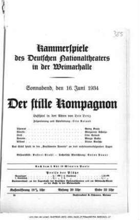 Der stille Kompagnon