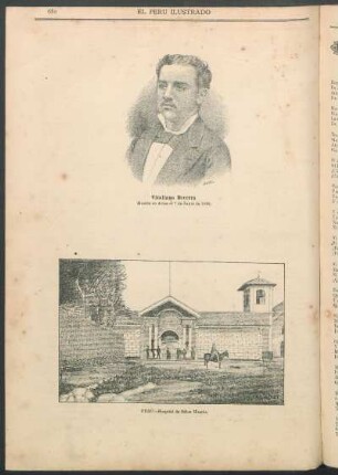 [Retrato de] Vitaliano Becerra : Muerto en Arica el 7 de Junio de 1880.