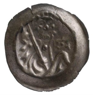 Münze, Matthiaspfennig, 15./16.Jh.