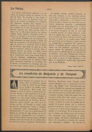 La rendición de Bulgaria y de Turquia