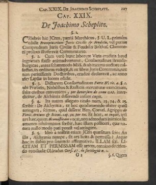 Cap. XXIX. De Joachimo Scheplitz.