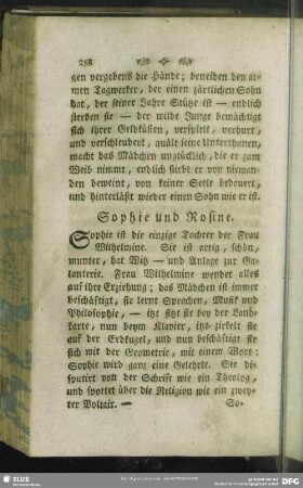 Sophie und Rosine