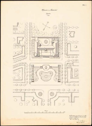 Kunstmuseum und Kunstgewerbeschule: Lageplan 1:500