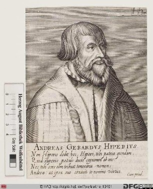 Bildnis Andreas Hyperius (eig. Andreas Gerhard od. Gheeraerdts)