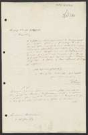 Brief von Eduard Lucas an Regensburgische Botanische Gesellschaft