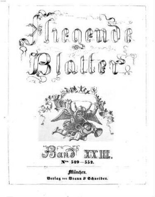 Fliegende Blätter. 23 = Nr. 529 - 552. [1856]