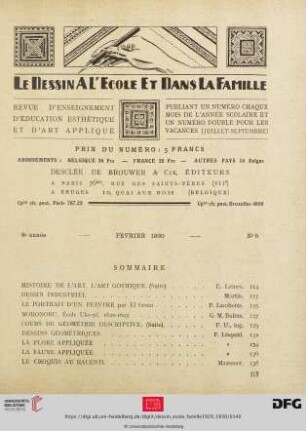 No. 5 (Février 1930)