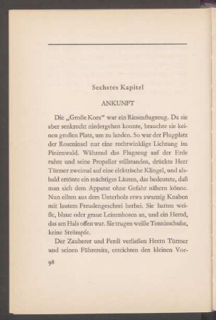 6. Ankunft