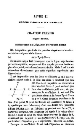 Géométrie Plane. Livre II. Ligne Droite et Cercle.