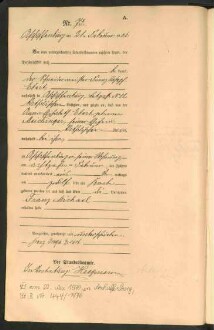 Standesamtsbuch der Stadt Aschaffenburg: Geburten 365/1900 - 184/1901