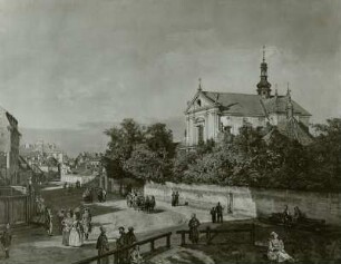 Warschau, Senatorenstraße mit der Reformierten Kirche
