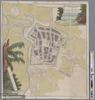 Grund-Riß der Chursächsischen Handels Stadt LEIPZIG 1795