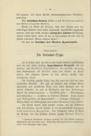 Achtes Kapitel. Die Kolonial-Orgie