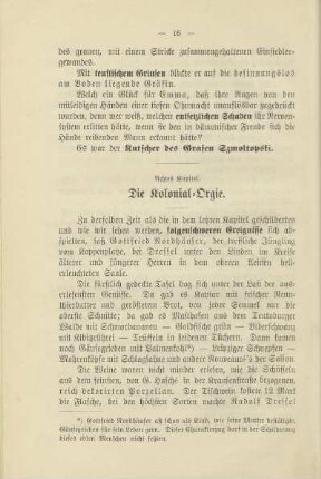 Achtes Kapitel. Die Kolonial-Orgie