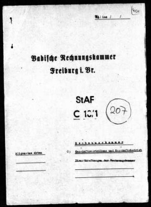 Dienstkraftwagen der Rechnungskammer