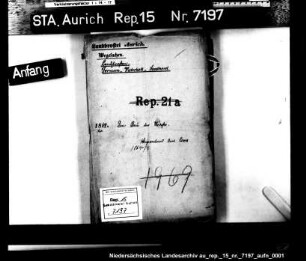 Der Bau der Landstraße von Sandhorst über Westerholt nach Dornum . Amt Esens