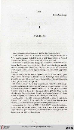 I: Tanis