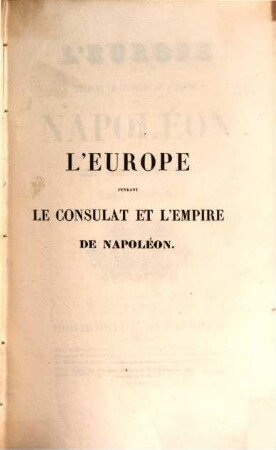 L' Europe pendant le Consulat et l'Empire de Napoléon, 4
