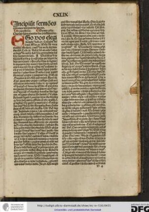 Incipiunt sermones communes discipuli de sanctis.
