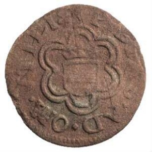 Fundmünze, Kipperpfennig, Vierer (NZ), 1621 - 1623?